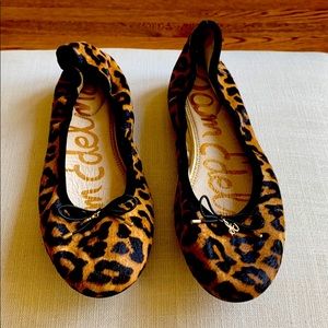 Sam Edelman Fur Leopard Flat